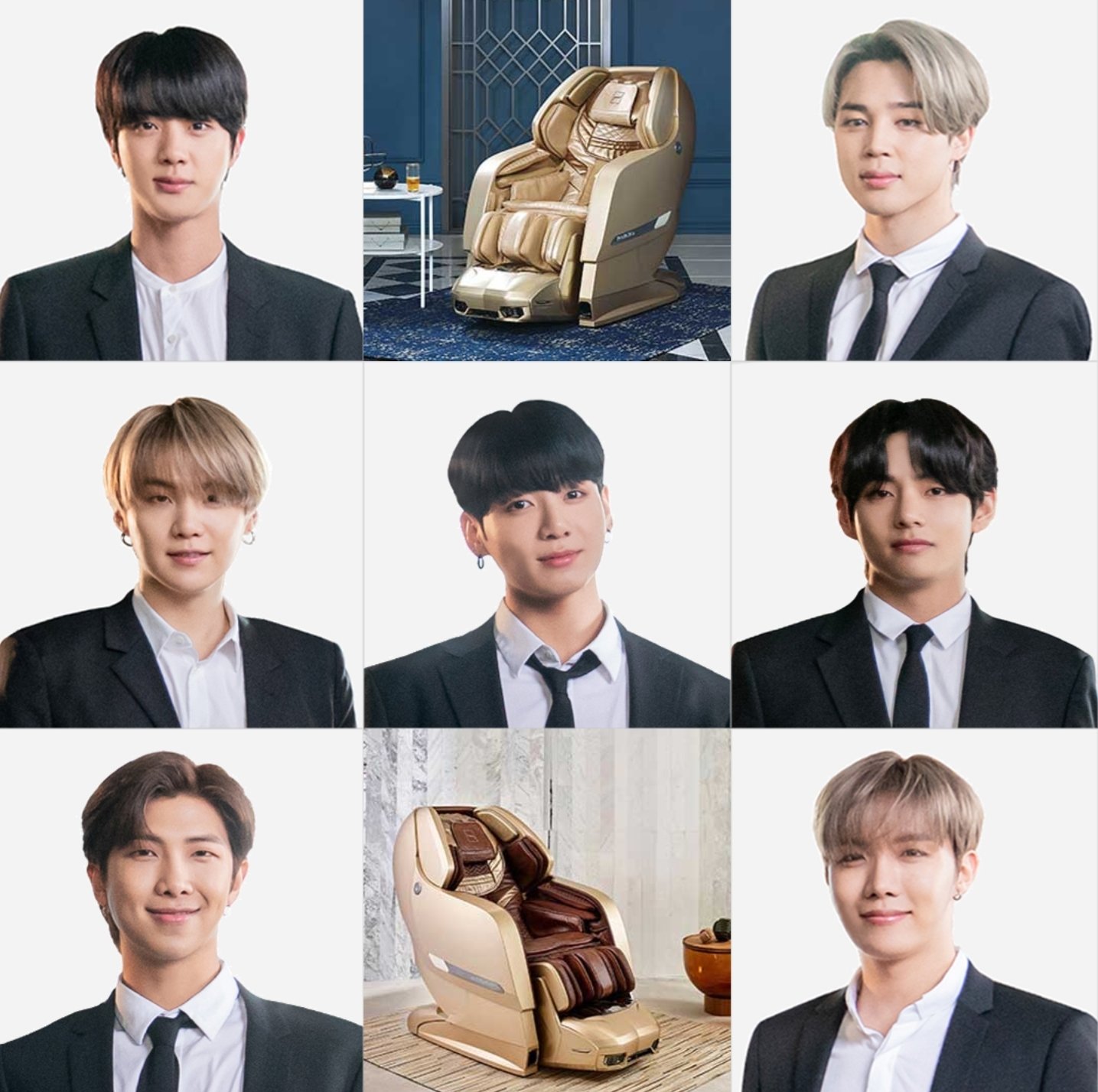 bts реклама массажного кресла