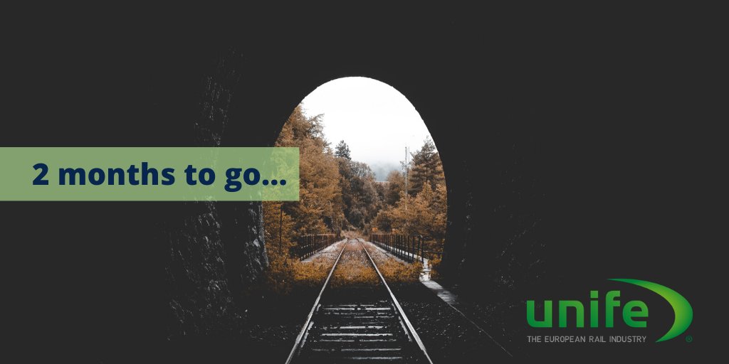 UNIFE's tweet photo. 2 months to go 🗓️ before @ERA_railways🚊 is scheduled to become the European Authorising Entity across all the 🇪🇺 under the #4RP!
Make sure you are prepared for the European Vehicle Authorisation process: https://t.co/cLRC0BAXdC #SingleEuropeanRailwayArea #EUrailways https://t.co/4WEkNv3aOC