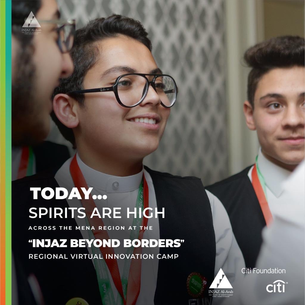 INJAZ_MOROCCO's tweet photo. AUJOURD’HUI : Nos jeunes viendront ensemble’ à notre premier régional virtuel Innovation Camp #INJAZBEYONDJORDERS, sponsorisé par la Fondation @Citi
#BelieveinINJAZ #Keeplearning #Youth #MENA #ICAMP #CitiVolunteers #Innovation #pathways2progress #WhyINJAZ #covid19 #coronavirus https://t.co/LvaD15EYxC