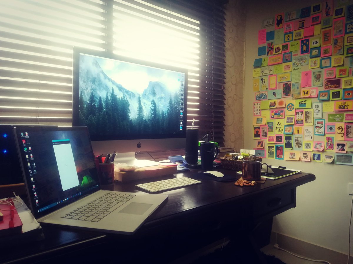 Usamasouthasian's tweet photo. Working from home #creativelounge on a new level. 😊. https://t.co/LyNc6t47xR