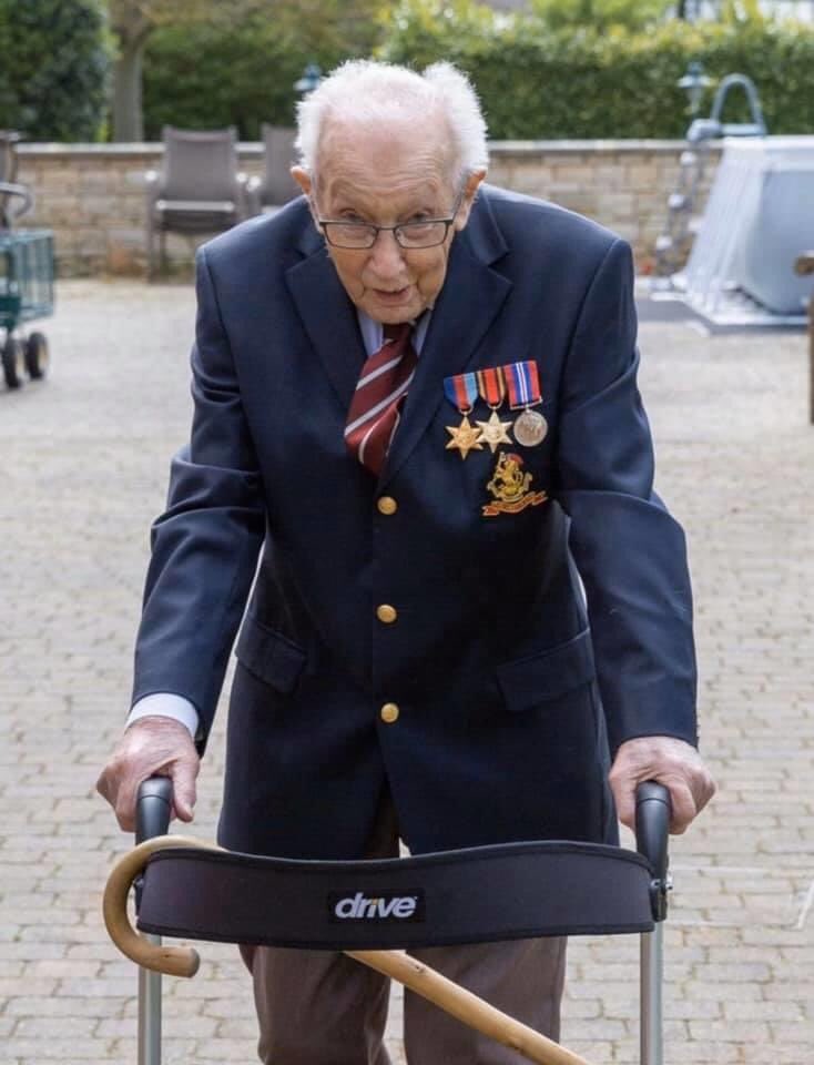 Captain Tom Moore  - a true legend.