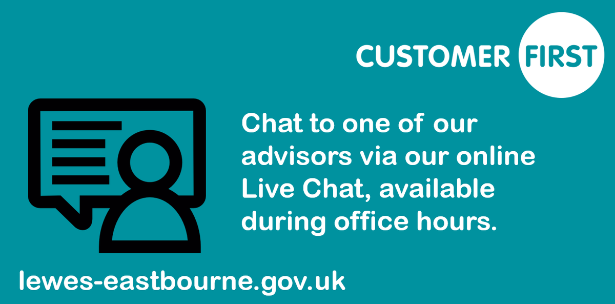 EastbourneBC's tweet photo. Need to ask us something but want to avoid the phone wait times? Did you know we have a dedicated webchat team? We’re available to answer your queries from 8.30 – 17.00 Monday – Friday, head over to our website to get connected: https://t.co/8e2LhXAu6O https://t.co/Bj3nV05P2n