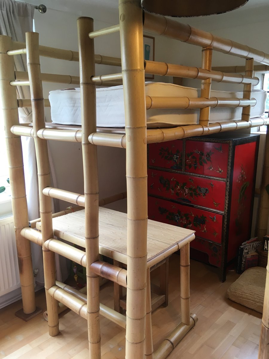 bamboo bunk bed