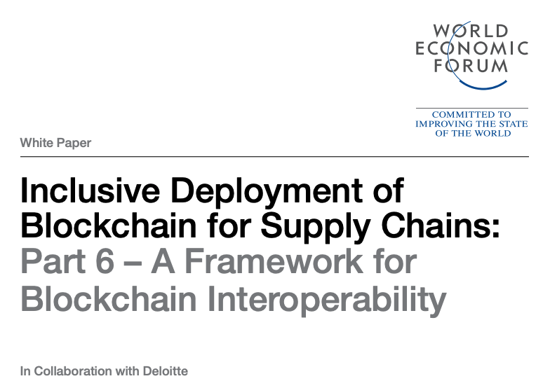 #COVID-19 has highlighted the need for interconnected and interoperable #supplyChains. What does it take to put this into practice when you build on #blockchain? <a href="/wef/">World Economic Forum</a> just released a whitepaper that I helped with on #blockchain #interoperability  bit.ly/BCSC-WP6