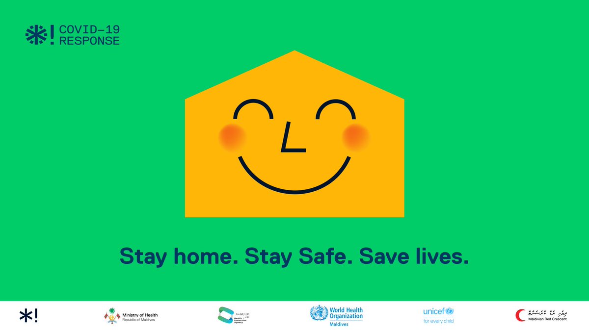 HPA_MV's tweet photo. Break #CommunityTransmission of #COVID19

#StayHome #StaySafe #SaveLives https://t.co/OrrH0VceYw