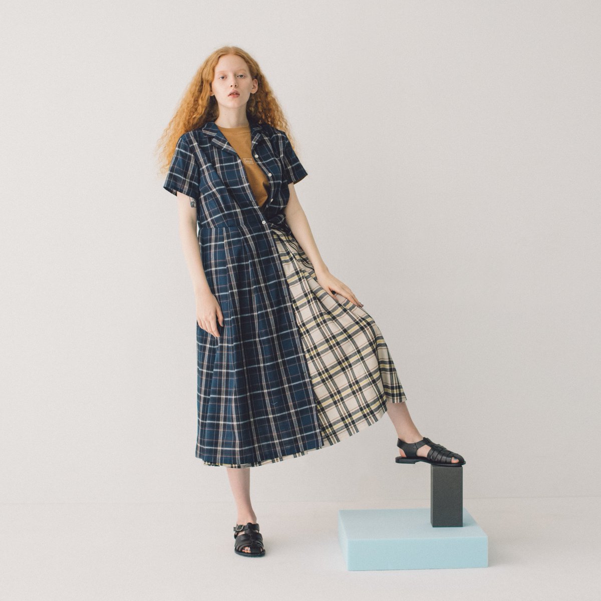 マッキントッシュ フィロソフィー Mp Store New Arrival マドラスチェックワンピース シックなカラーリングで着やすいマドラスチェックワンピース 洗えてシワが気になりにくい優秀素材です T Co Hoajle3n6z Mpストア ワンピース