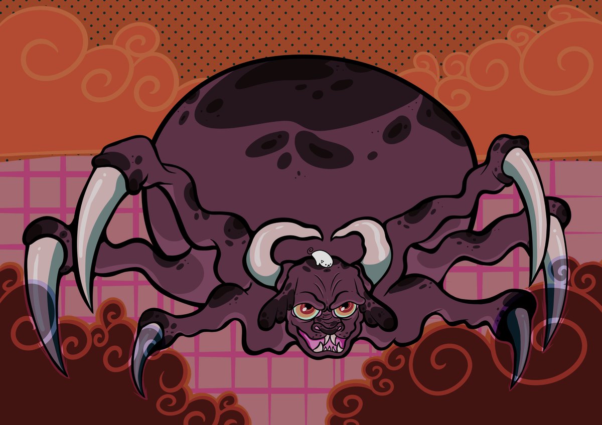 ArtsyRigatoni's tweet photo. I can't stop drawing yokais, somebody help me. #yokai #Ushioni #gyuki https://t.co/bOJyygNxzT