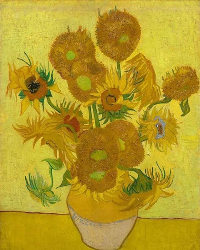 Sunflowers by Vincent van Gogh (January 1889)