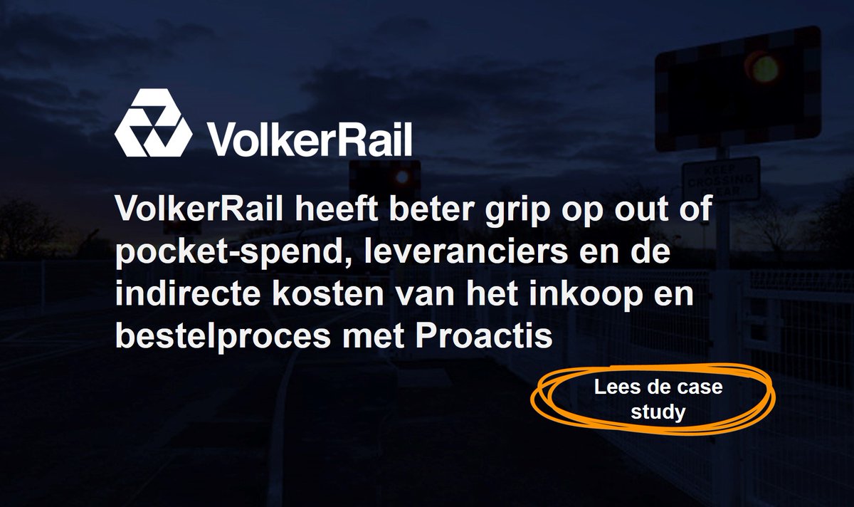 ProactisBenelux's tweet photo. Volledig controle op uw #spendmanagement, any time, anywhere en op any device? Lees hier hoe de medewerkers van #Volkerrail zelf kunnen bestellen achter hun eigen bureau.

https://t.co/T7yxtAWXCh https://t.co/s65JYqvpxq