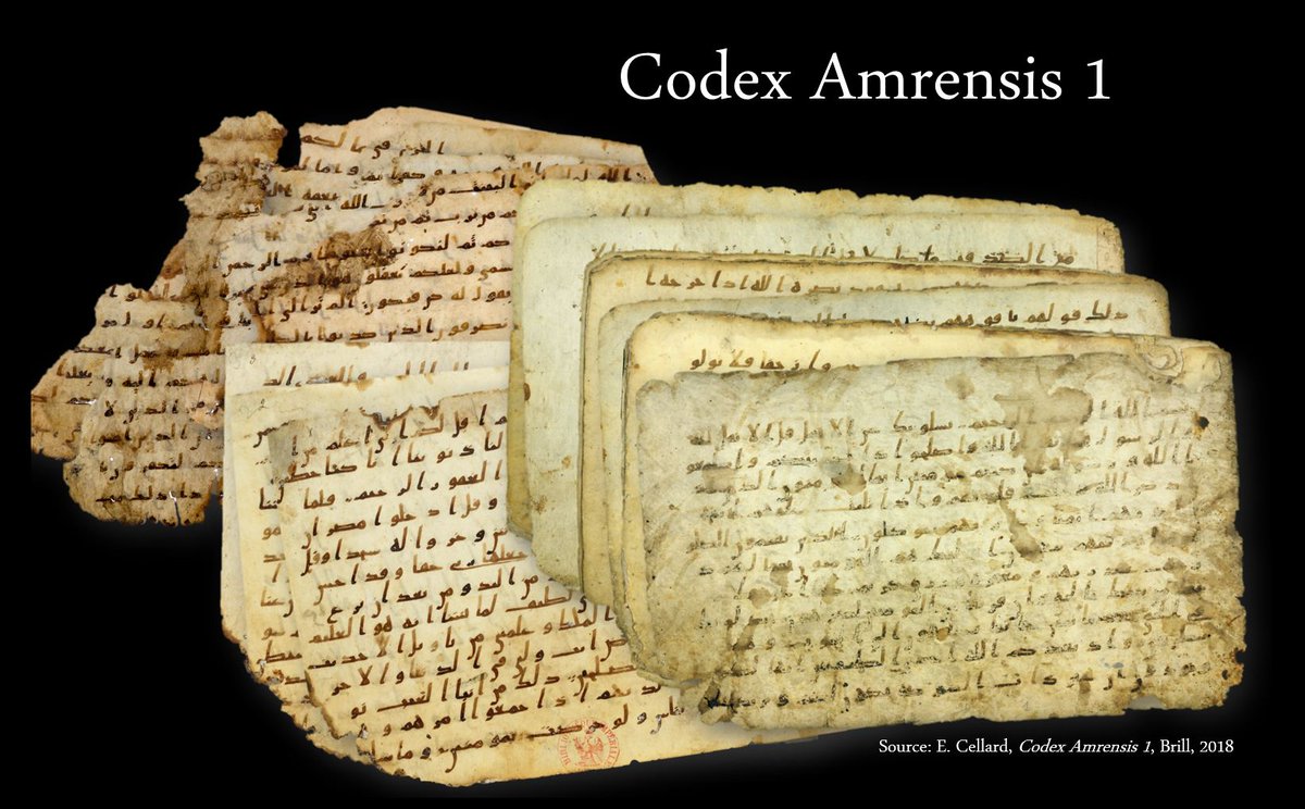 Thread. Codex Amrensis 11/10. This Qur’ān is the 1st edited volume of the Serie Documenta Coranica. In the early 19th, groups of leaves, kept in the 'Amr mosque in Fustat, were collected by French scholars and antiquities dealers. The ms is now scattered in several collections.