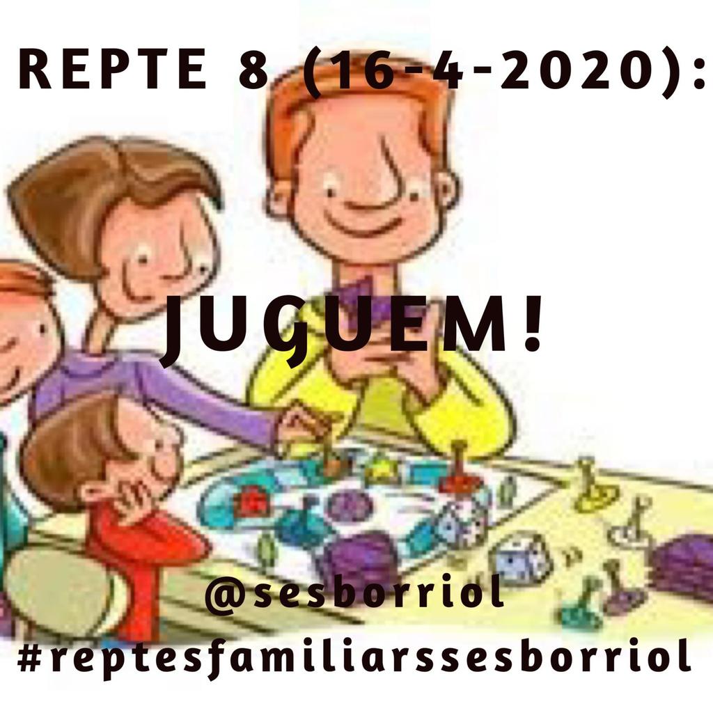 AngelsSos3's tweet photo. REPTE 8.Quan fa que no comparteixes un moment de joc en família? Podeu rescatar-ne algun, crear-lo o inventar-lo (paraules encadenades, les cadires, les tenebres...). #reptesfamiliarssesborriol #reptespervacances #sesborriolonline #somsesborriol https://t.co/5WQCWb8prL