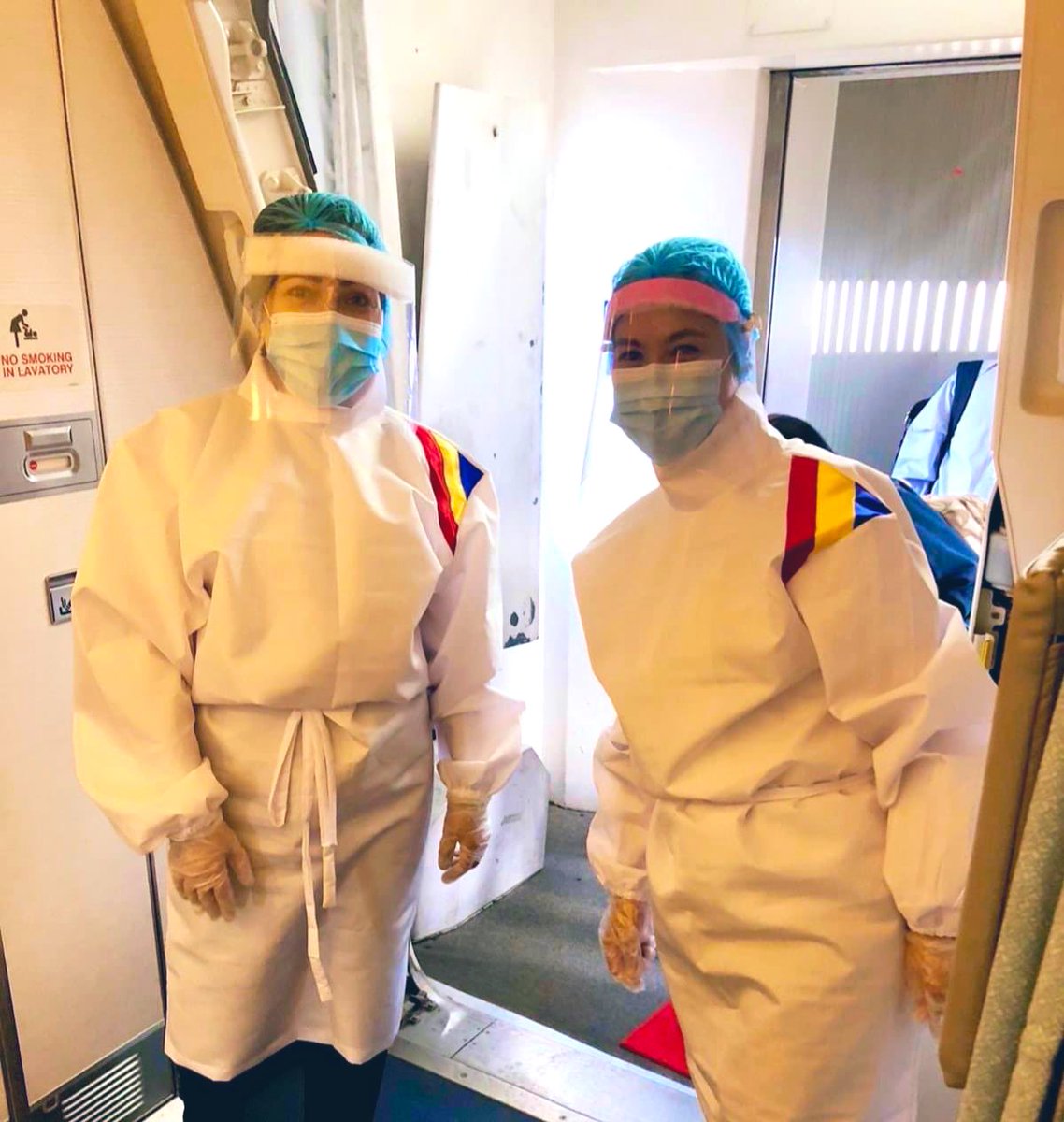 Most airport staff, including immigration, are still not wearing masks or gloves (despite close proximity handling of passports) Now, many countries are concerned with new clusters of  #COVID19 cases FROM Britain, some airlines have cabin crew in full PPE for London flights 