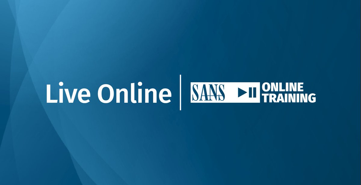 SANSEMEA's tweet photo. SANS Live Online is so much more than just online training:

- Live-streamed classes with top instructors
- SANS@MIC talks - bonus sessions with expert speakers
- Virtual NetWars CTF tournaments
- Connect with other students

Discover Live Online:  https://t.co/GqW0YCaELb https://t.co/DgWTMwO624