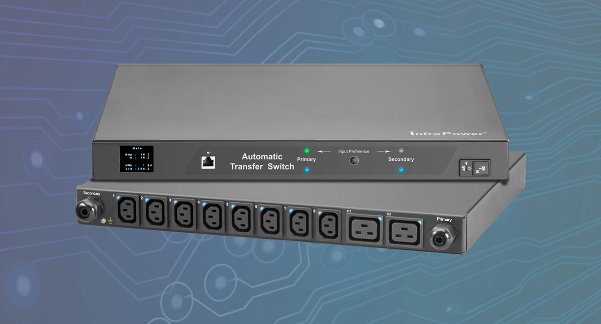 austinhughes_eu's tweet photo. Intelligent Automatic Transfer Switches (ATS) enable users to switch power input over IP, negating onsite attendance. Available in Single or Three Phase versions. https://t.co/kiNNmrPQft #rackpower #remoteworking #rackats https://t.co/4jZf3yJ6xB