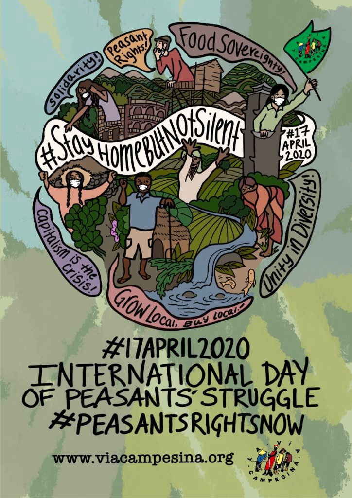 The time is now, to farm, sow and harvest!

#17April2020 - Till, sow and harvest transformative ideas for the future! 

 #agroecology #foodsovereignty #PeasantRightsNOW | #StayHomeButNotSilent

Globalise the Struggle, Globalise Hope!

# buff.ly/2z5gl1G