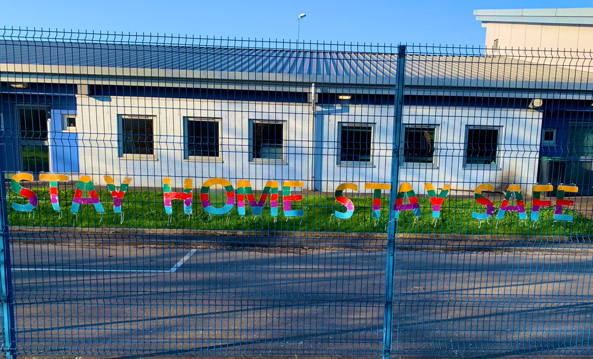 dinningtoncps's tweet photo. A message from our staff and key worker children to the community: #teamdinnington https://t.co/9kaZXJl76w