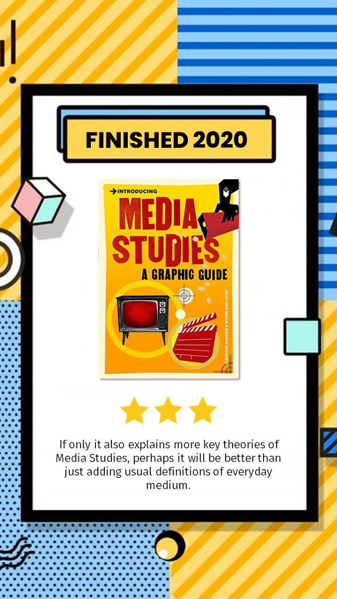 43. Introducing Media StudiesMenemukan McLuhan dalam buku saku ini sungguh membahagiakan sekaligus bernostalgia ke zaman kuliah -  https://www.goodreads.com/review/show/3283651692