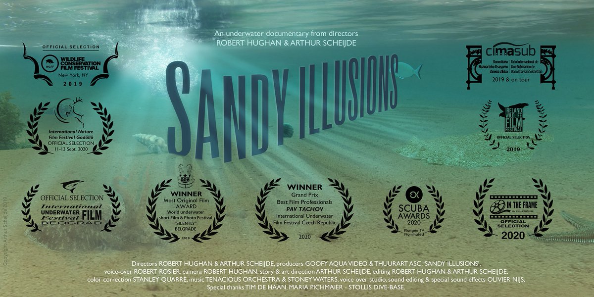 HaagseNatuur's tweet photo. -TROTS- #SandyIllusions over het onderwaterleven
#CostaBrava geselecteerd @ International Nature Film Festival Gödöllő!
@SpanjeNederland @QuarreStanley @Spanjevandaag @Diving_in_Spain @duikeninbeeld @SSP_Starsound @spain @NOB_Duiken @oliviernijs @RobertRosier @Duikenredactie https://t.co/SMrj6b3D5b