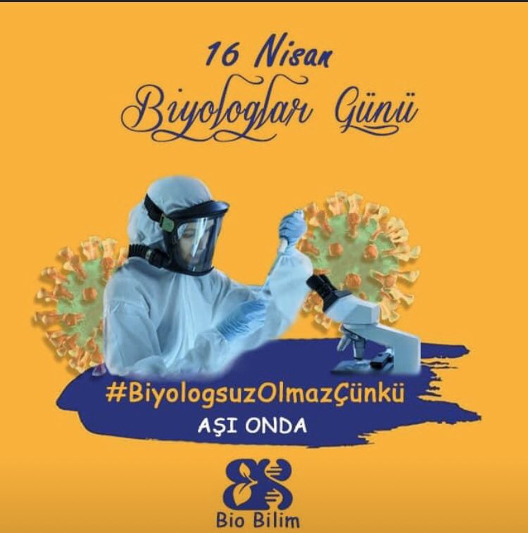 Temel bilimler olmadan olmadan olmaz... 
Biyologların hak ettikleri değeri göreceği günlere...
16 Nisan Biyologlar günümüz kutlu olsun... 💥#biyologsuzolmaz #biyologlargünü #biyoloji