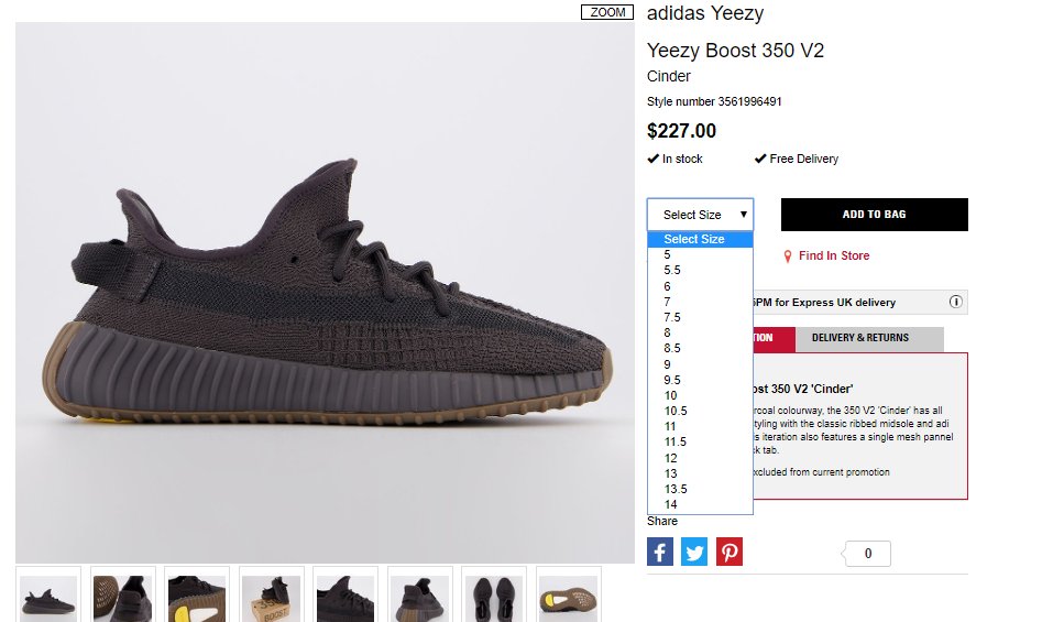 Yeezy Cinder Reflective BUMP