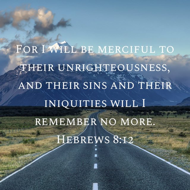WordIntl's tweet image. He’s merciful and doesn’t remember our sins and iniquities! bible.com/1/heb.8.12.kjv