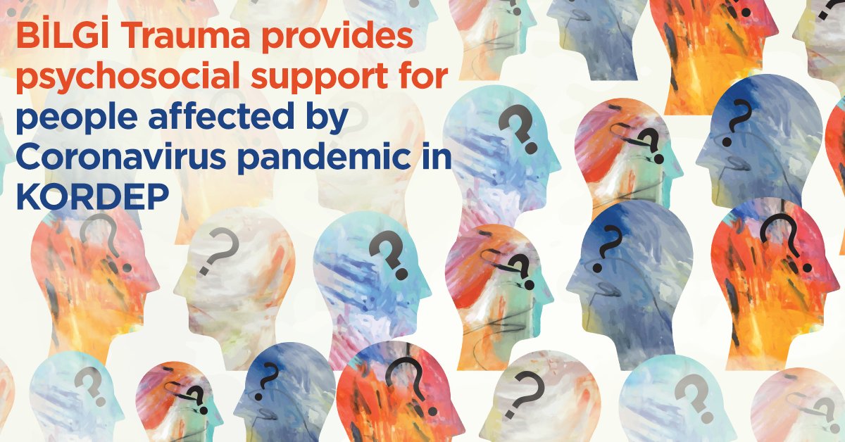 BİLGİ Trauma and Disaster Mental Health Master Program is included among the stakeholders of KORDEP, launched under the leadership of İstanbul Provincial Health Directorate with the authorization by İstanbul Provincial Pandemic Board. For details: bit.ly/2XJefPd