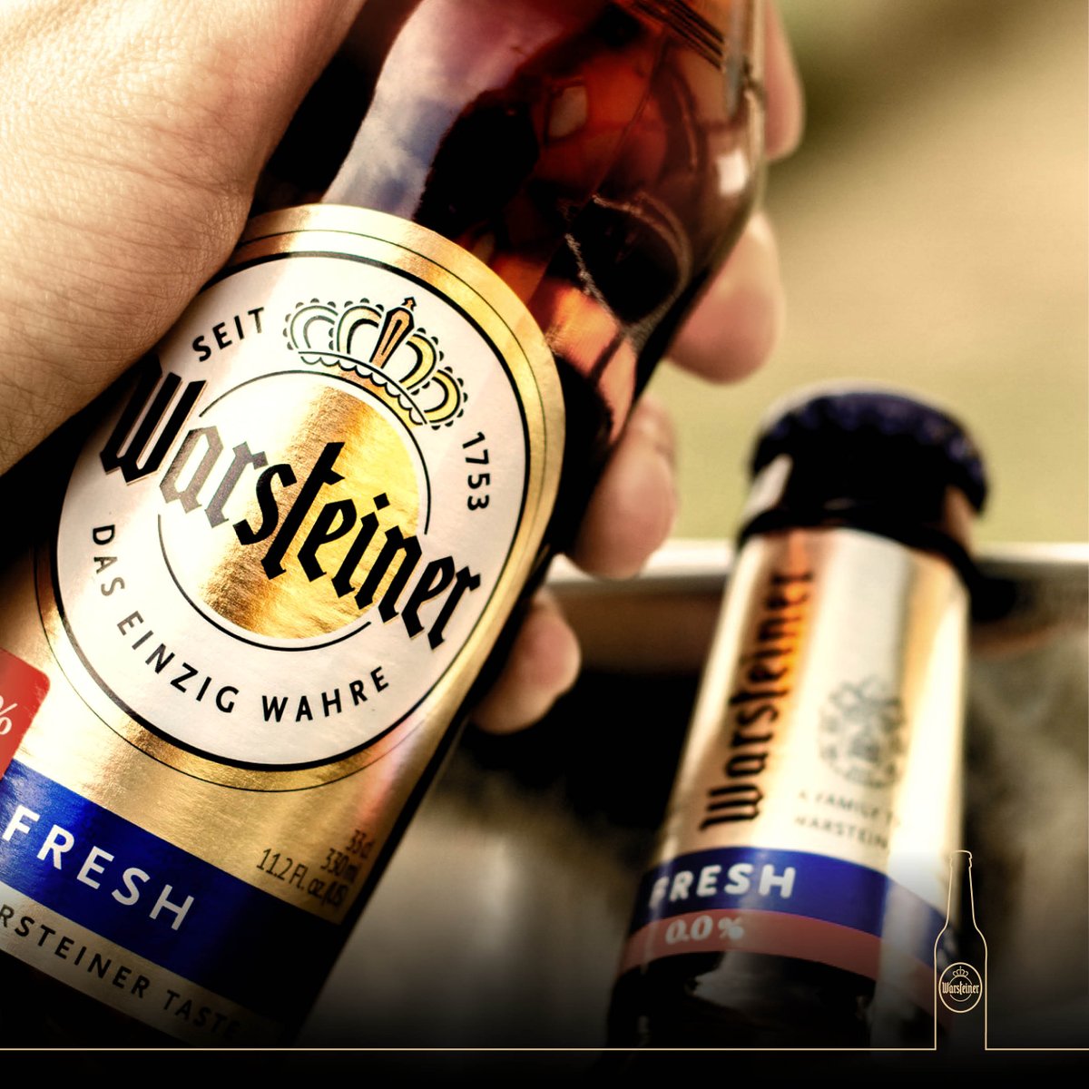 We’re giving 6 lucky winners the chance to win a case of #WarsteinerFresh! 

To enter; simply RT &amp; @ who you would share the prize with, using #SeriousAboutBeer. 

(Over 18‘s &amp; UK only; six winners in total from all Warsteiner UK social channels, Ends 30/4/2020) #alcoholfree