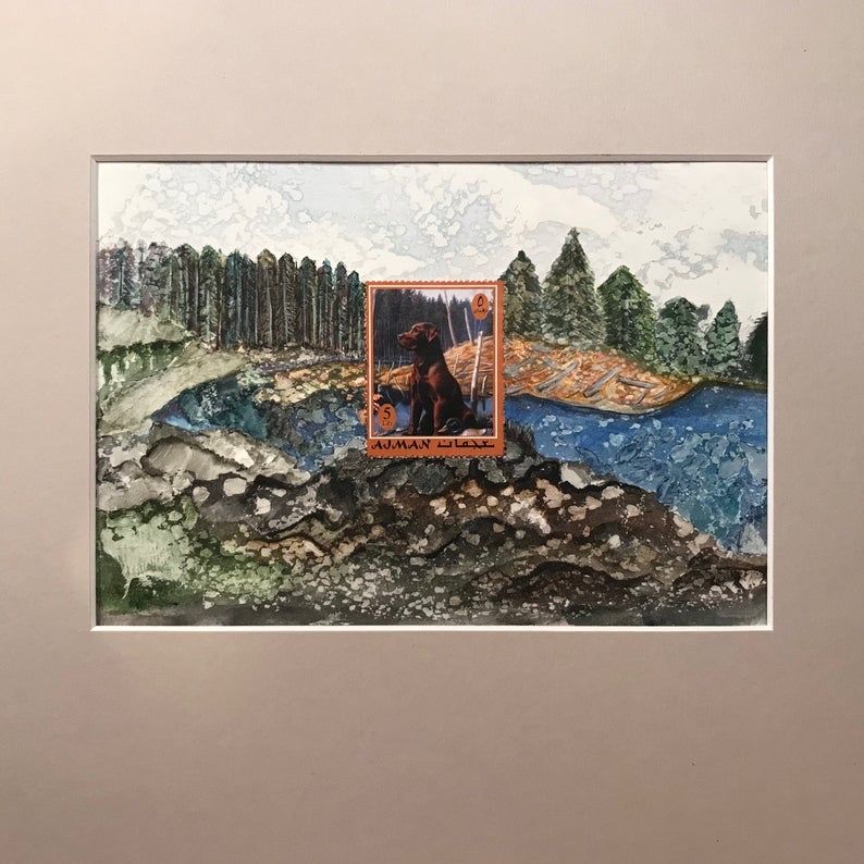 JillingsTonia's tweet photo. Chocolate Labrador Dog mixed media painting, Hunting Dog artwork, Gun Dog Postage stamp art, by ToniaJillings on Etsy https://t.co/p2XpXydqKB 

#giftformen #giftforhim #handmade #hardtobuyforperson #makersbazzar #hardtobuyforpeople #etsyshop #gundog #labrador #original #postage https://t.co/hi4UXLO5HO