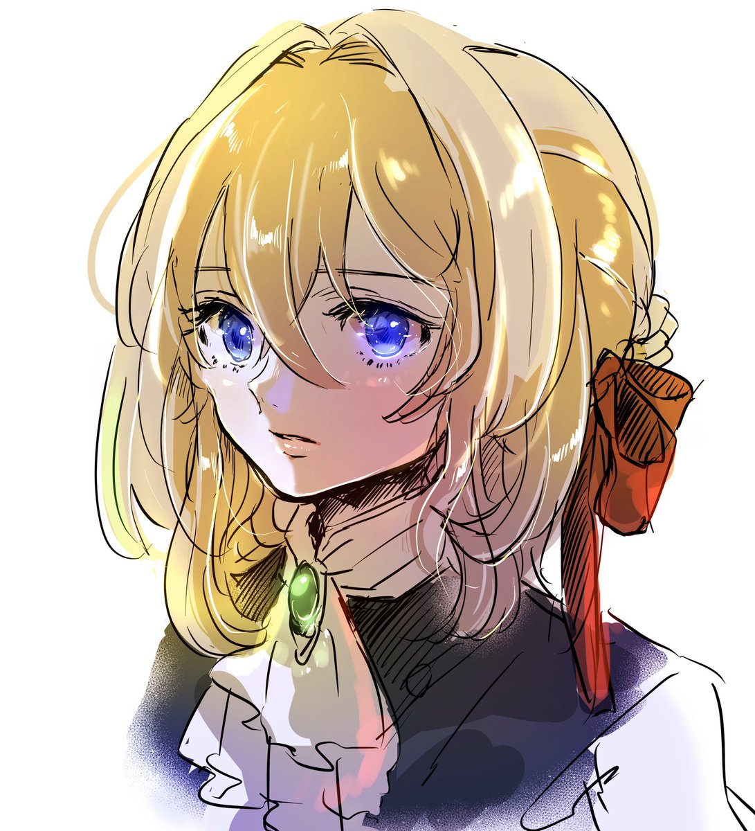 ヴァイオレット・エヴァーガーデン 「ヴァイオレット落書き 」|夏目げんり🌙🍡のイラスト