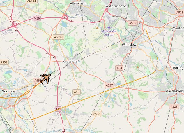 PeterJFrancis's tweet image. ZH878 (C130J) on the approach to MCR
Looks like they are doing &apos;circuits&apos;  
anyone got photos ?
 #PiAware