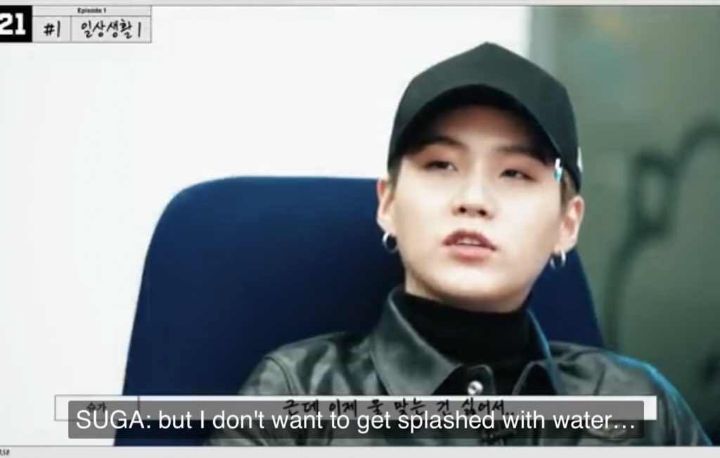 syubhoya's tweet image. yoongi water anti