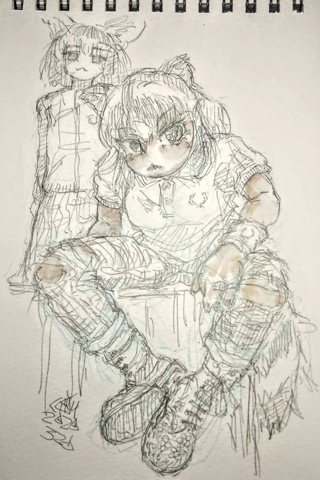 #DMsChallenge ?
When drawing boots, it 's almost Dr.Martens‥? 