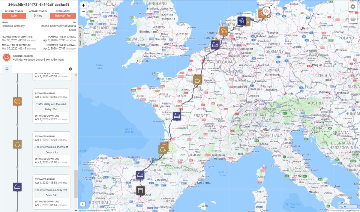 LogisticsBizz's tweet photo. Free truck monitoring offered by start-up #transport #corona #supplychainvisibility @synfioo https://t.co/xxxAEttB2e https://t.co/wLxCKa5ofy