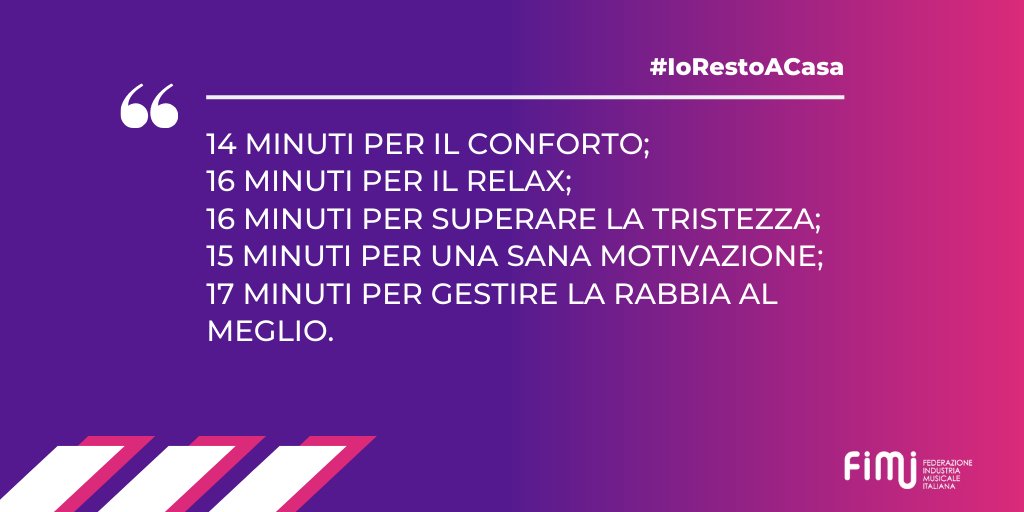 #IoRestoACasa • A volte basta anche solo una nota per sentirsi meglio, ma secondo una ricerca pubblicata da <a href="/deezer/">Deezer</a>, per beneficiare a pieno degli effetti della musica, l’ascolto dovrebbe durare 78 minuti.