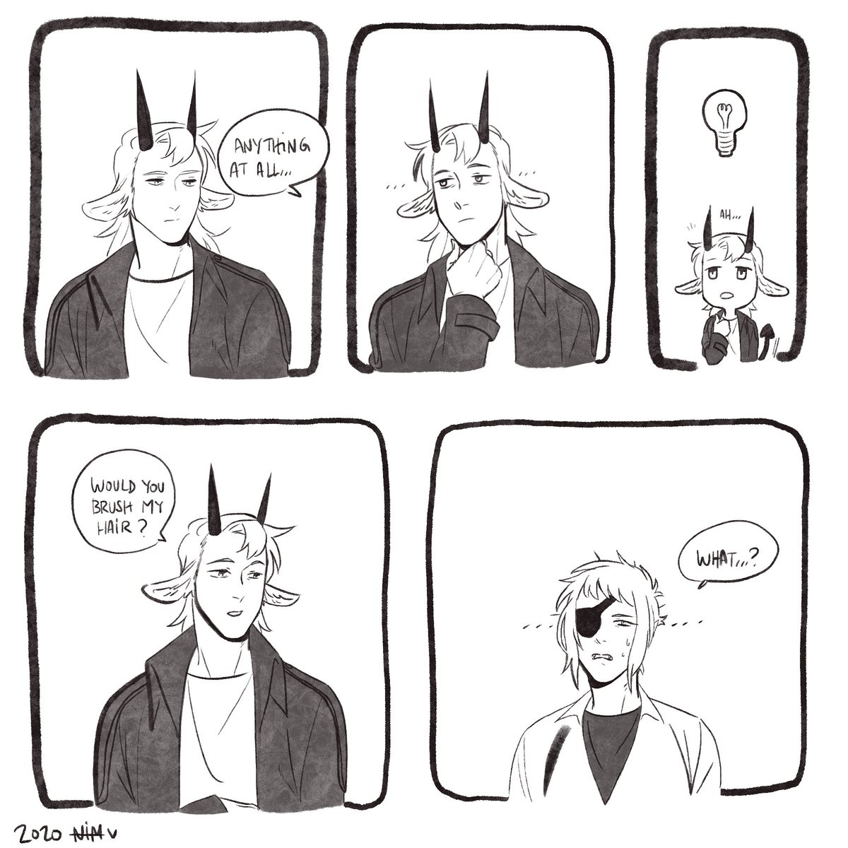 Nimmasion's tweet photo. So,,,,I made a lil comic about Will and Nicholas, hope you enjoy HSBSBBD
1/2
#万圣街 #allsaintsstreet #willcolas https://t.co/wdXKnqpdGZ