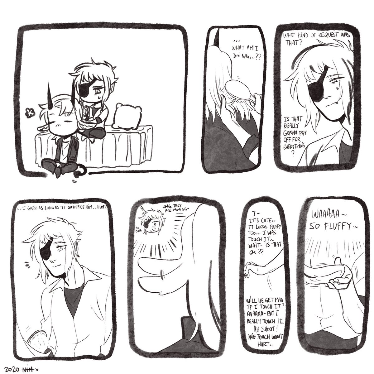So,,,,I made a lil comic about Will and Nicholas, hope you enjoy HSBSBBD
1/2

#万圣街 #allsaintsstreet #willcolas 