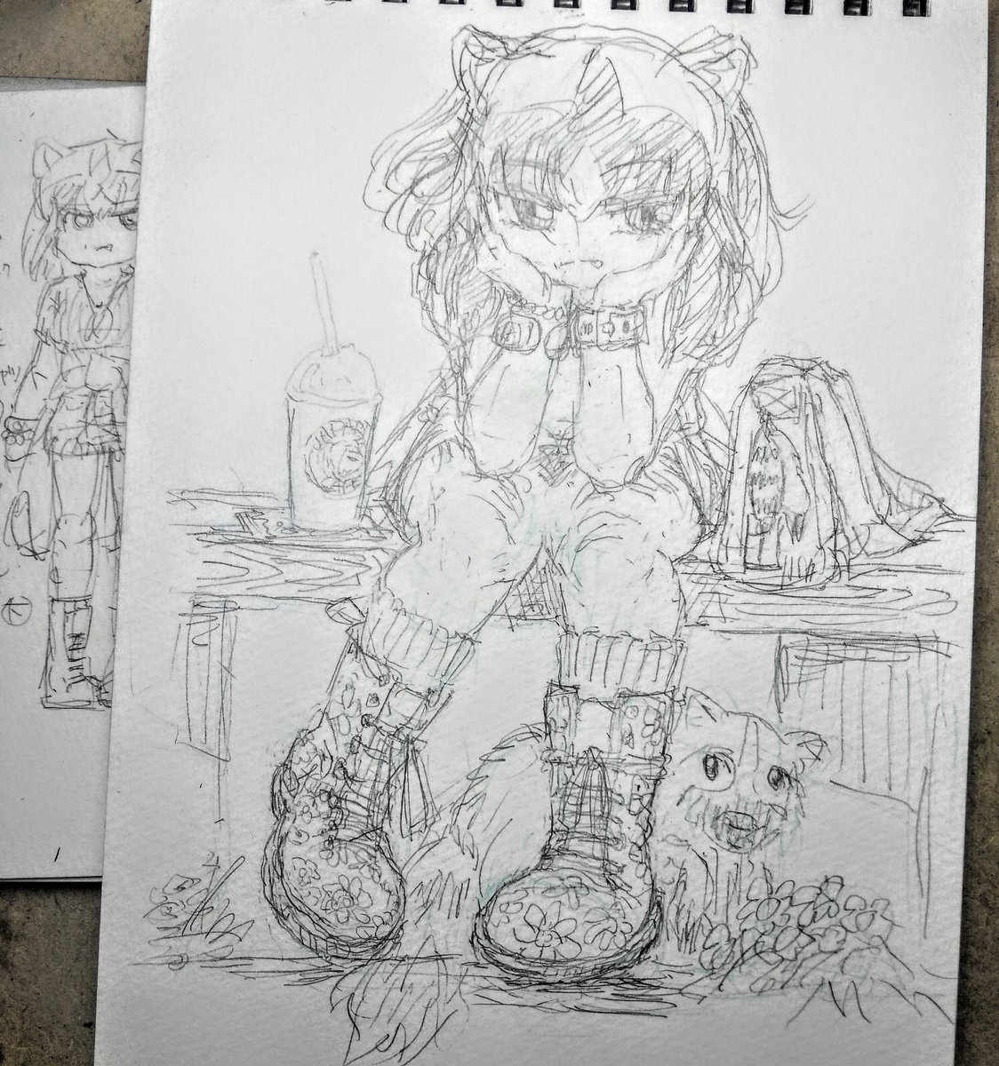 #DMsChallenge ?
When drawing boots, it 's almost Dr.Martens‥? 