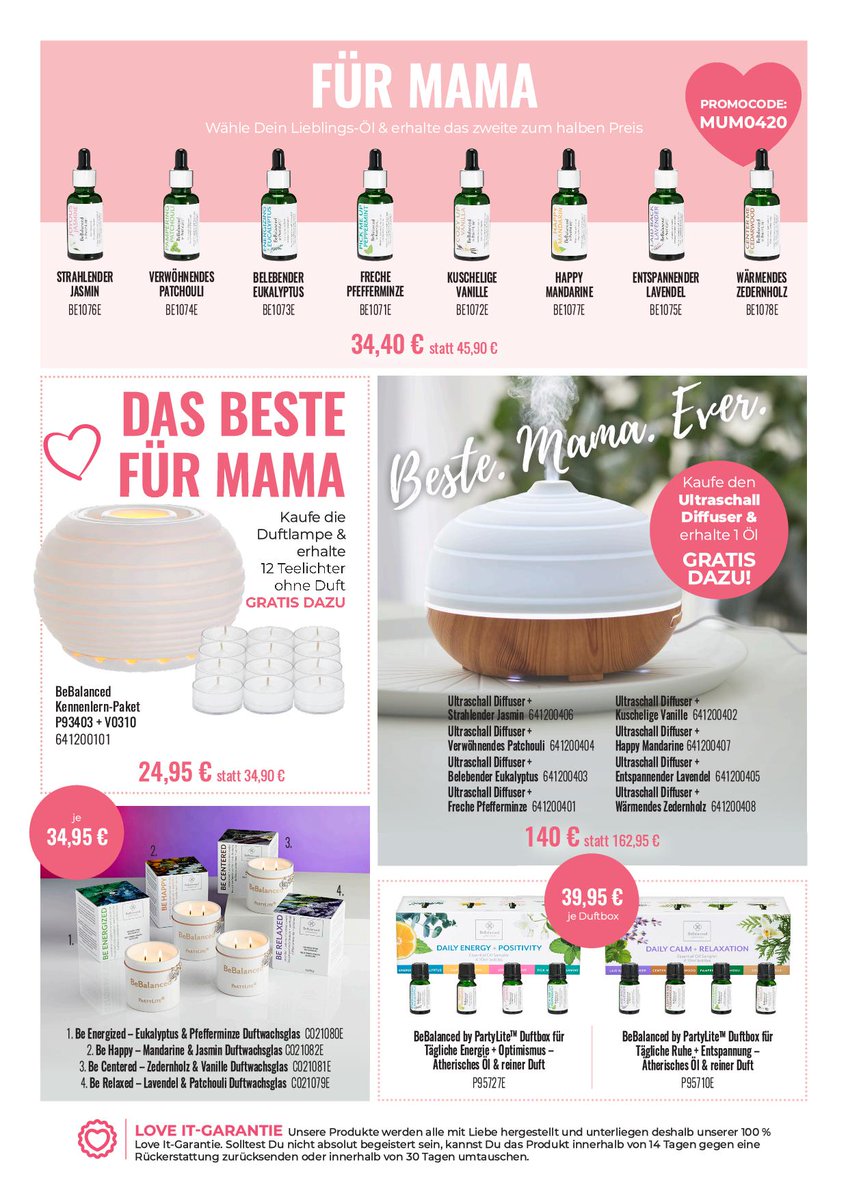 SusanneDeppisch's tweet photo. Jetzt Geschenke bestellen ๐ฅฐ fรผr die beste Mama der Welt ๐
im shop weiterhin ab 50โฌ Umsatz Versantkostenfrei ๐
https://t.co/qdPZYsVzoGโฆ/muttertag.html
#HostOffers #Savings #AprilSavings #FragranceFirst #HomeFragrance #HomeStyle #WeLove #PartyLite #muttertag #geschenke https://t.co/BnFqjK6SWD