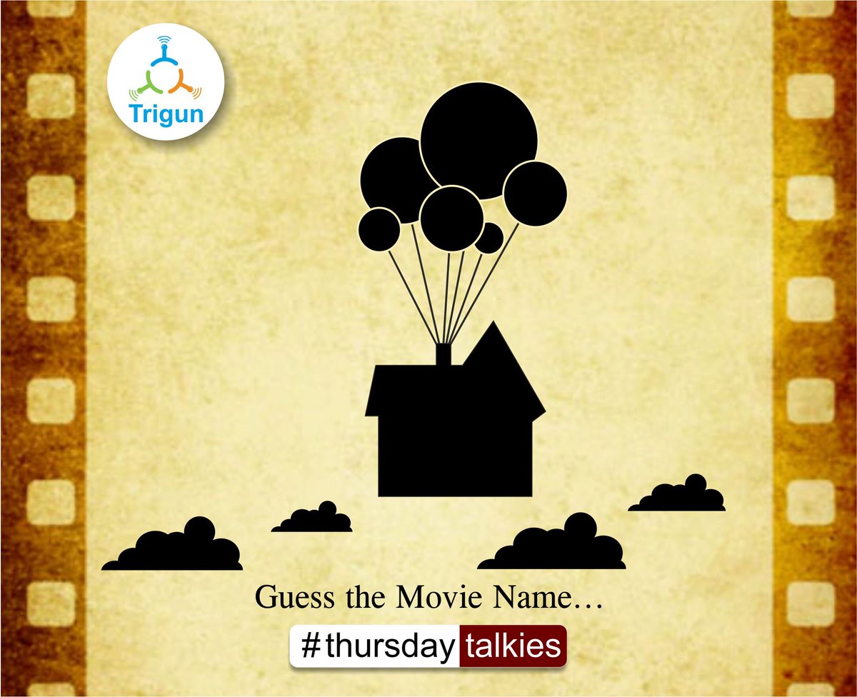 triguntech's tweet photo. Hint: An adventure animated Hollywood movie in which an elderly widower ties thousands of balloons to his house to fulfill his dreams.

#thursdaytalkies #triguntech #DigitalMarketing #Knowledge #NeverStopLearning #SEO #SMM #WebDevelopment #WebDesign #Socialmedia #webdesigning https://t.co/iTmVBHm5TU