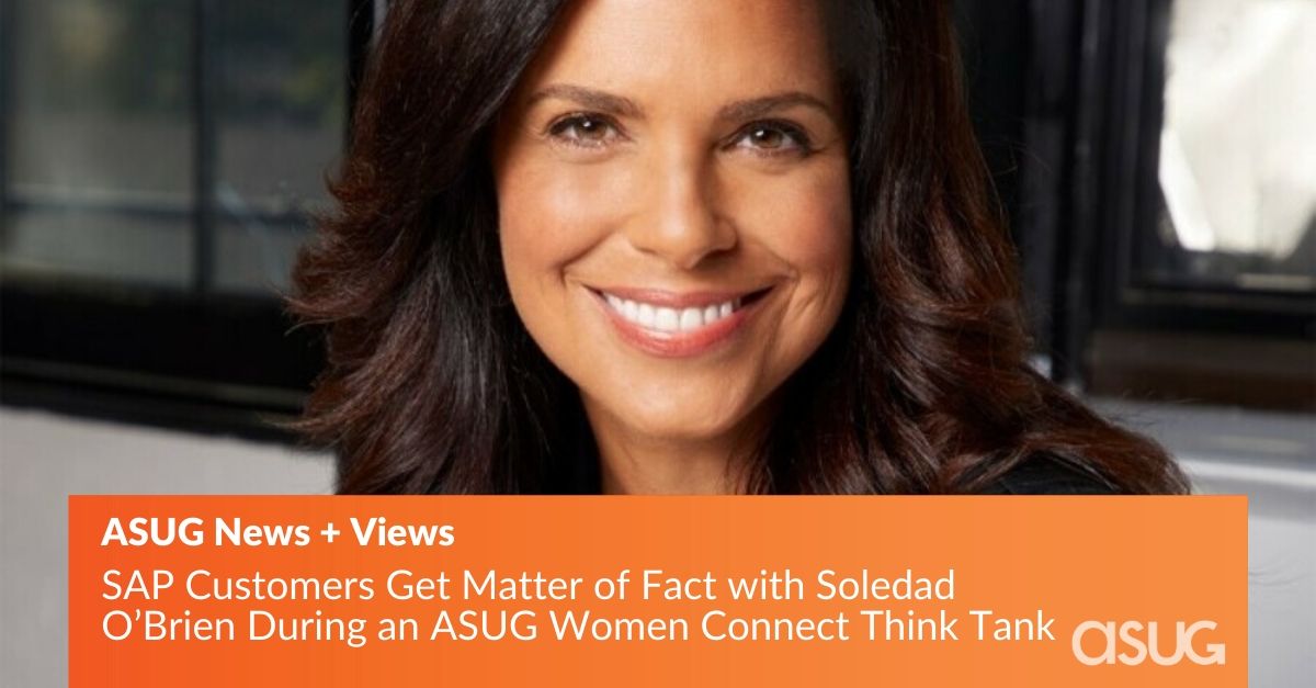 ASUG365's tweet photo. Thank you all for attending our #ASUGthinktank with award-winning journalist @soledadobrien last week. Weโre learning how to be better communicators, how to adjust expectations, get creative, and just be more human.
๐ https://t.co/ttRmcvW07z
By @SharonRehana
#ASUG #SAP #asugwc https://t.co/MRNNYV3pAS