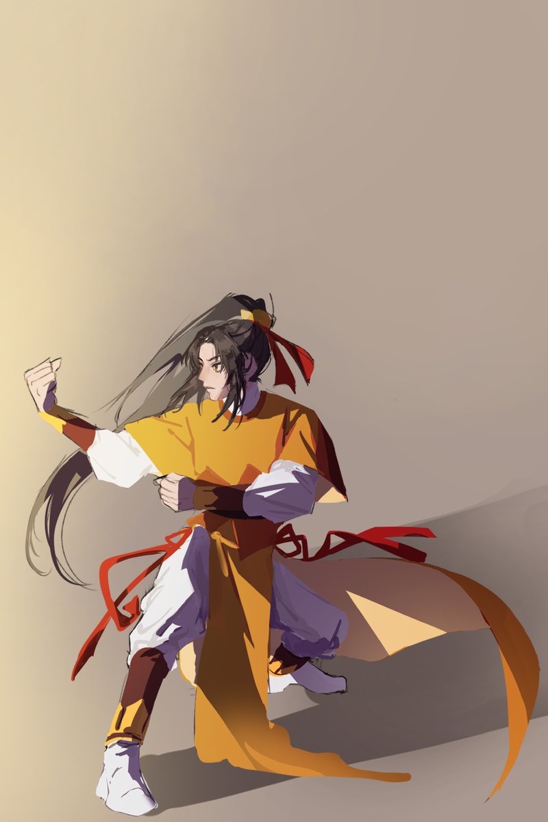 다신 크로키할때 덕질 안하는걸로 . .  •᷄ ρ•᷅
🥕 포즈 사진참고
#마도조사 #魔道祖师