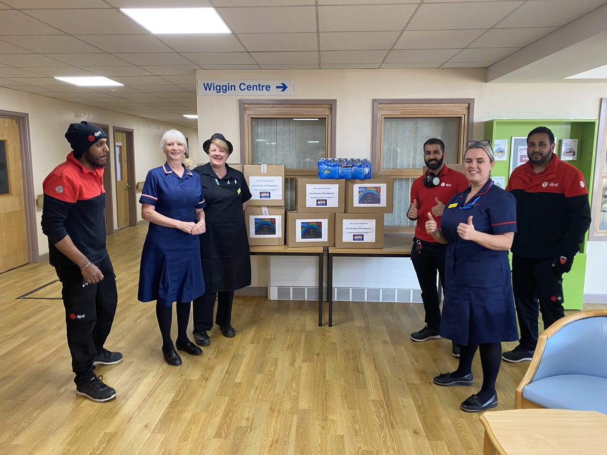 Thank you DPD for your  generous donation to staff and patients @ SRP @ UHDBTrust