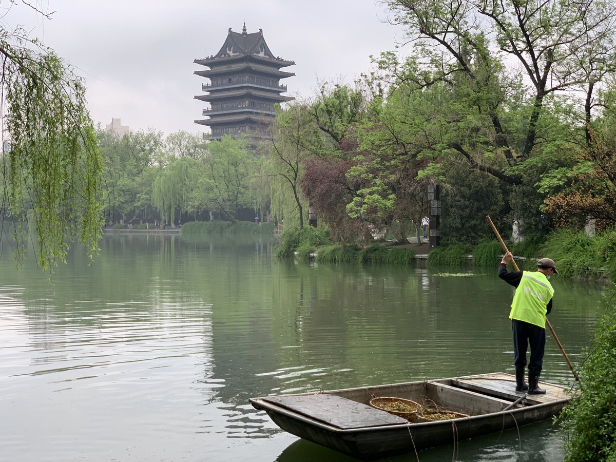 The trip had more to give. At a McDonalds a man walked up to my colleague and I and hurled a xenophobic rant: “You foreign trash. Foreign trash! What are you doing in my country? And you, with him, you bitch.” Here’s a shot of a Hefei park named for a forthright official.