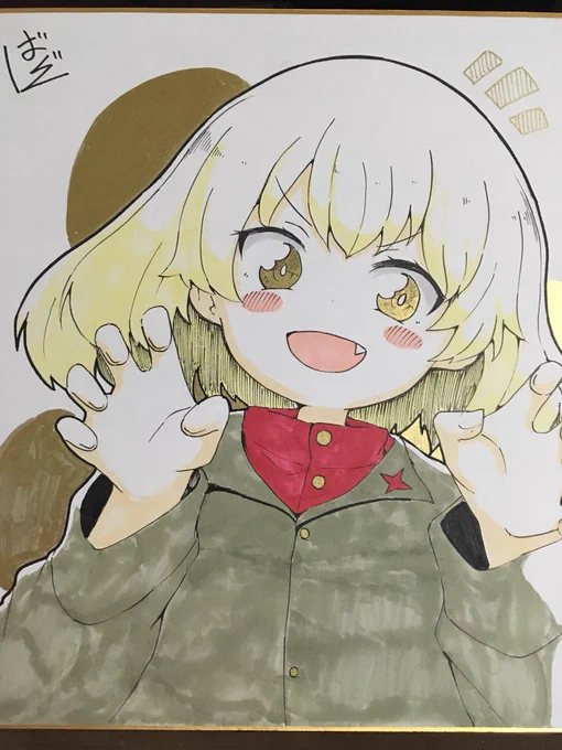 久々に描いたカチューシャ!!! 