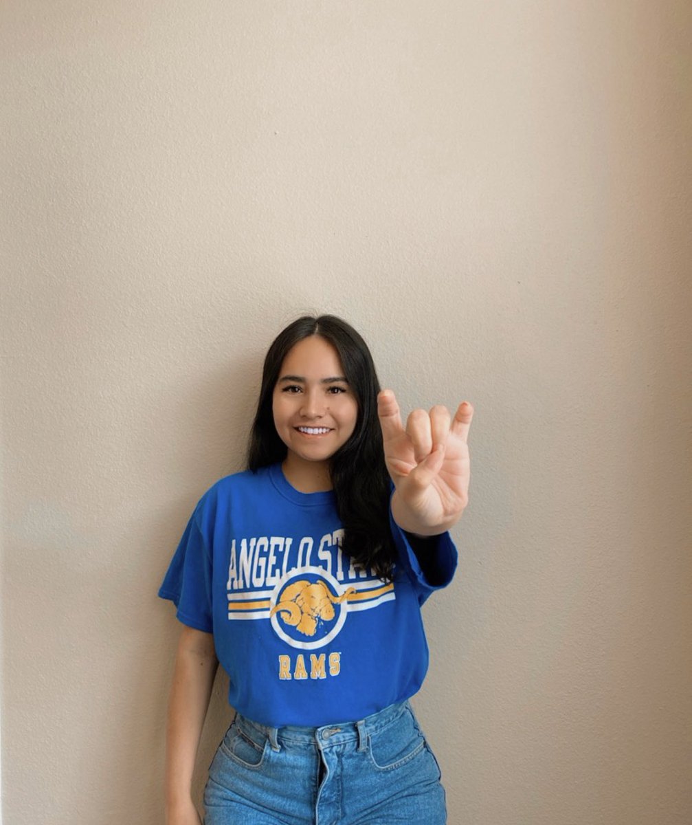 Ram pride! 🐏 Show us your favorite college t-shirt, Grizzlies. @gtprincipal186 @GTGrizzlyBears @MsFernandez324 @GTgrizzly_AP @AngeloState #KnowGuerreroThompson #GrizzlyGrit #SpiritWeek