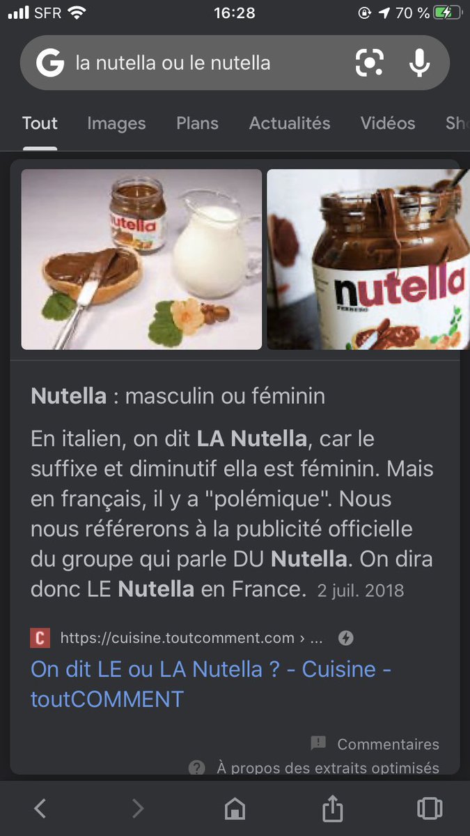 Algerienne On Twitter Vous Dites La Nutella Ou Le Nutella
