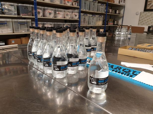 AthwennaIrons's tweet photo. Great work! Tarquin’s switches from gin production to hand sanitiser: https://t.co/JRo49zIVAe @tarquinsgin #Cornwall #NHS #COVID19 #NHSheroes #ThanksHealthHeroes #CornwallTogether https://t.co/zPXz0FY0Z4