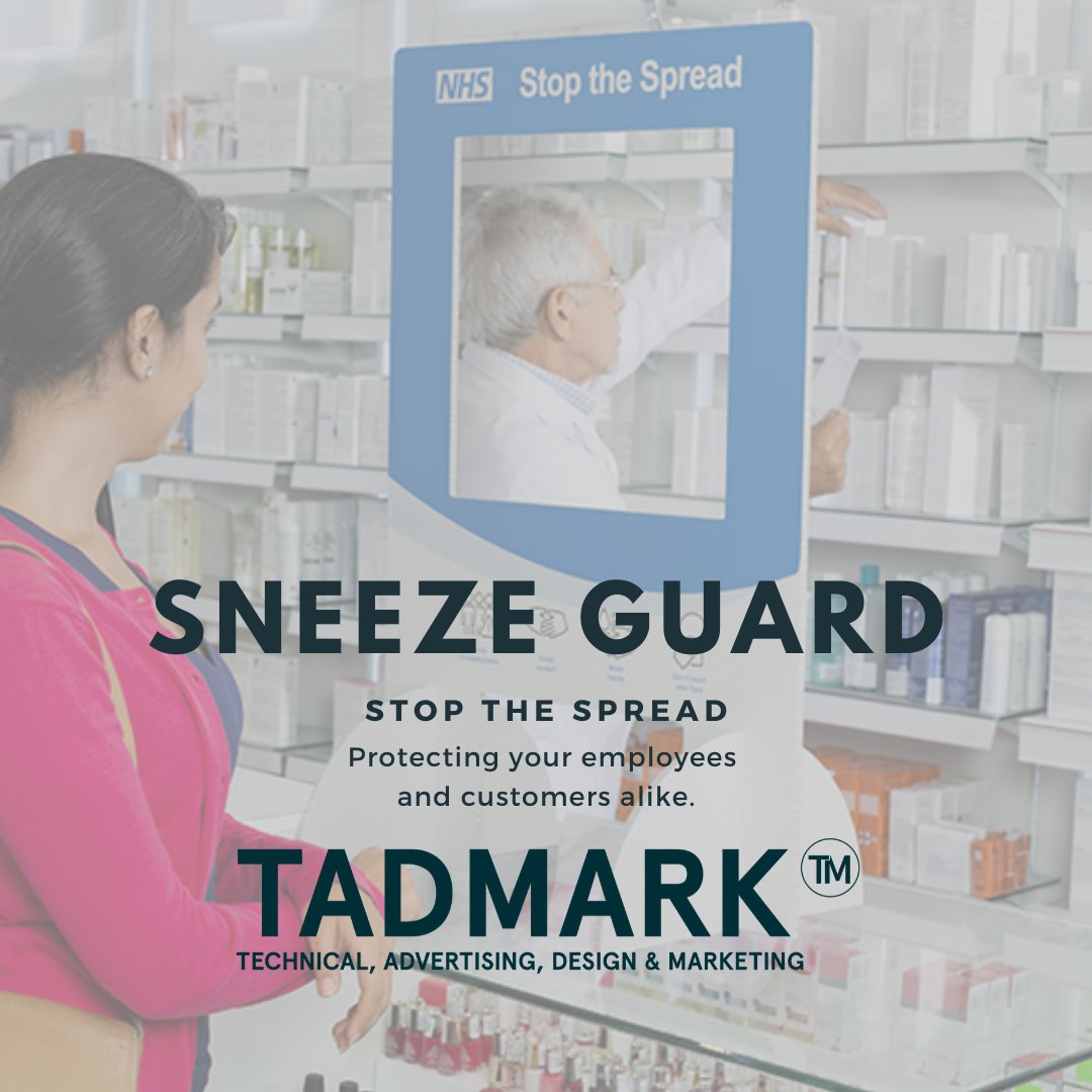 Protect your employees and customers with low-cost counter-stands. Ideal for smaller businesses &amp; pharmacies. 

#SmallBusiness #PharmacistsOnTheFrontline #staylocal