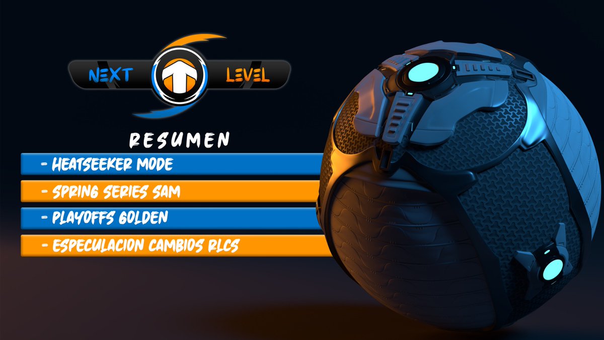 NextLevelEyE's tweet photo. [#NextLevelDiario 55]

Hoy hablamos de
- Heatseeket mode
- Spring Series SAM
- Playoffs @GoldenDustCup 
- Especulaciones cambios RLCS

🎙️ @RaskullRL 
👥 @MeLlamanIsma 
👥 @SlimRaxh 
💻 @Dezysh 

🕐 18:30
📺 https://t.co/3HGXniRBKK https://t.co/tArYxsWJBa