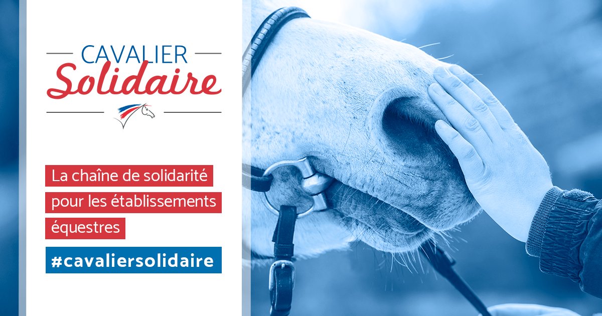 FFEquitation's tweet image. Sur cavaliersolidaire.com, chaque don est important. Vous êtes sensible à la situation des clubs, vous pouvez faire :
🤲 1 don au club de votre choix
🤲 1 don qui s'ajoutera à la donation de la FFE consacrée aux établissements en situation précaire
#CavalierSolidaire 🤝 2/2